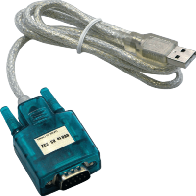 RS-232  vers Câble interface USB (doit être commandé avec le câble RS-232)