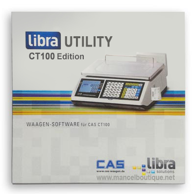 Logiciel libra UTILITY pour balance CAS CT100