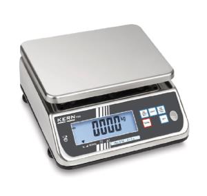 Balance de table inox robuste avec protection IP68 KERN FXN